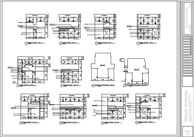 Multi-Unit Residential CAD Drawing Set