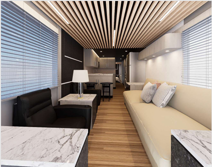 Luxury Bus Interior Conversion